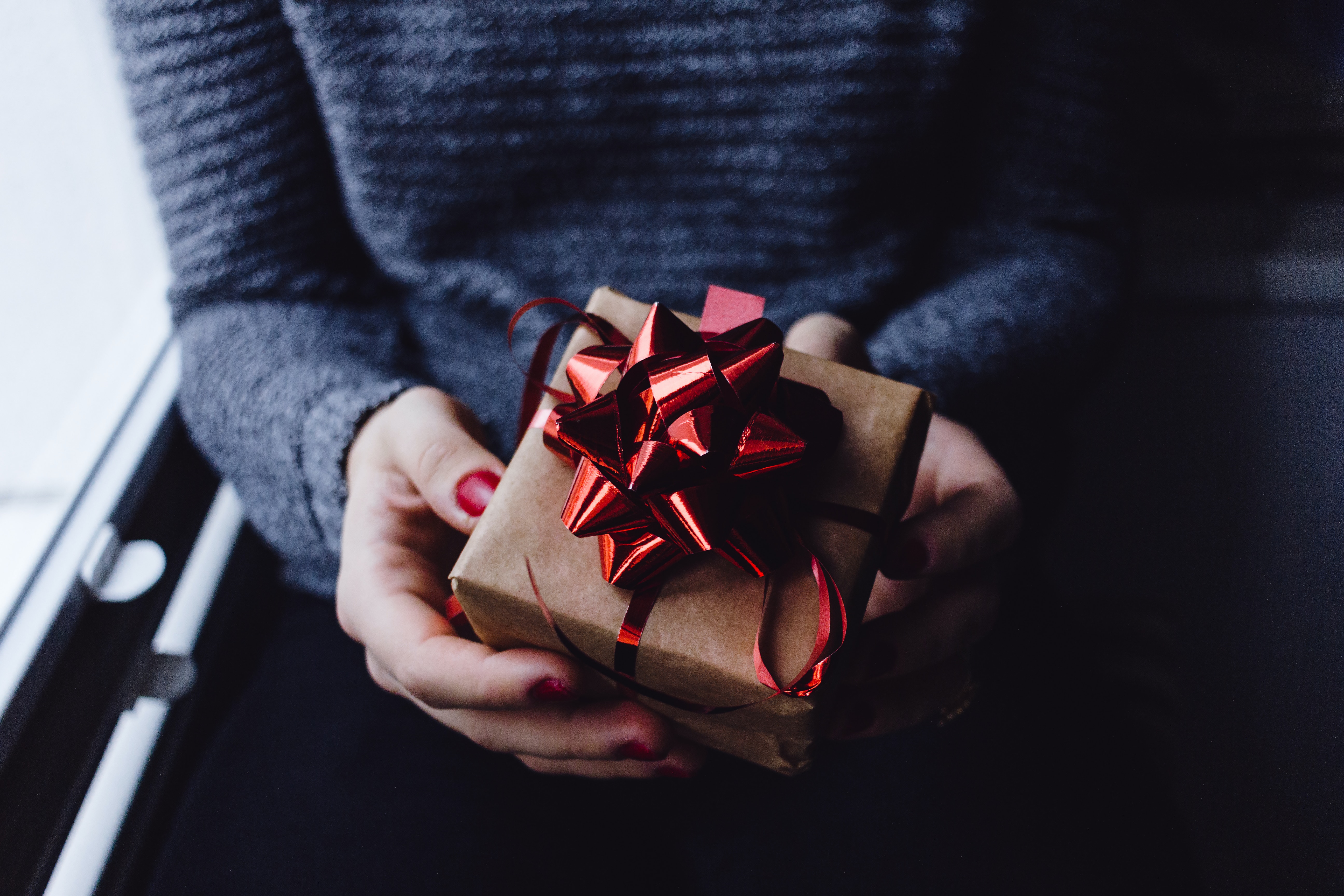 Giving a gift to your friend